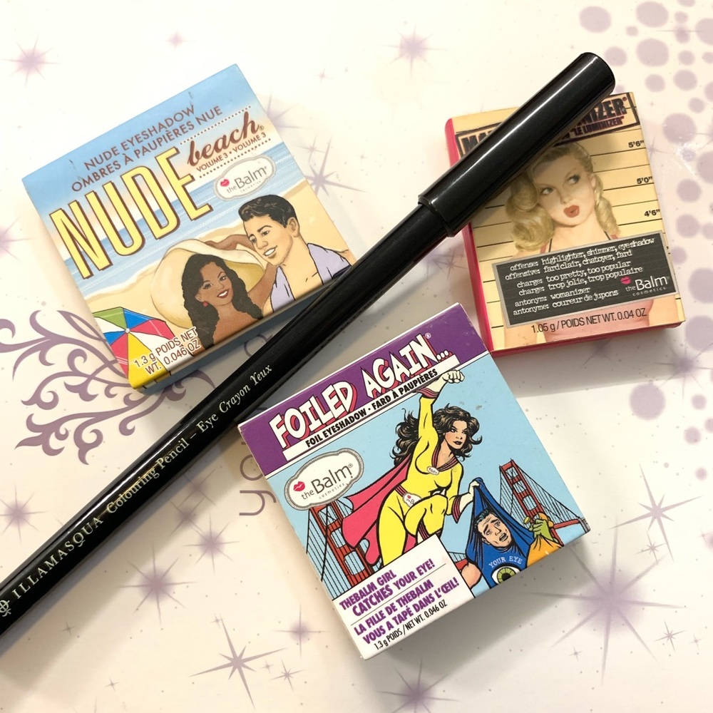 TheBALM eyeshadows & Illamasqua eye pencil NEW